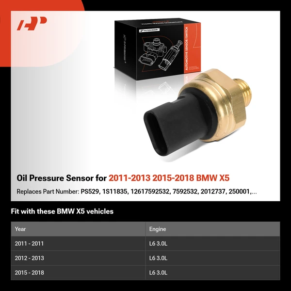 Oil Pressure Sensor for 2011-2013 2015-2018 BMW X5