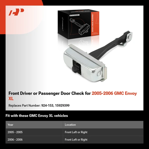 Front Driver or Passenger Door Check for 2005-2006 GMC Envoy XL