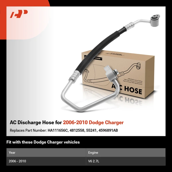 AC Discharge Hose for 2006-2010 Dodge Charger