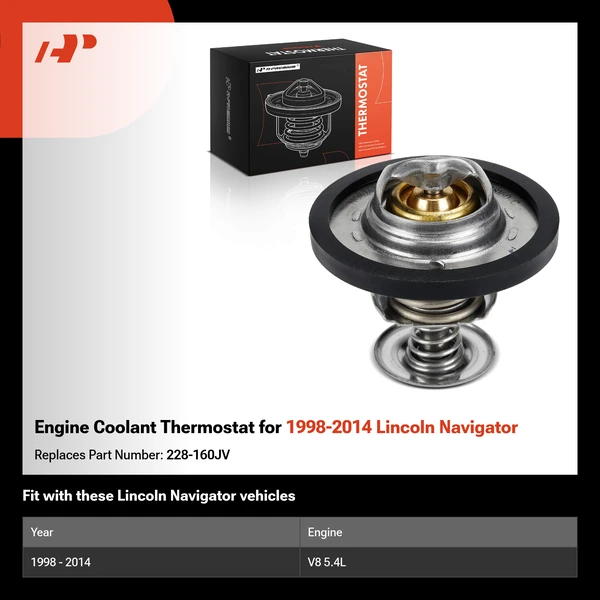 Engine Coolant Thermostat for 1998-2014 Lincoln Navigator