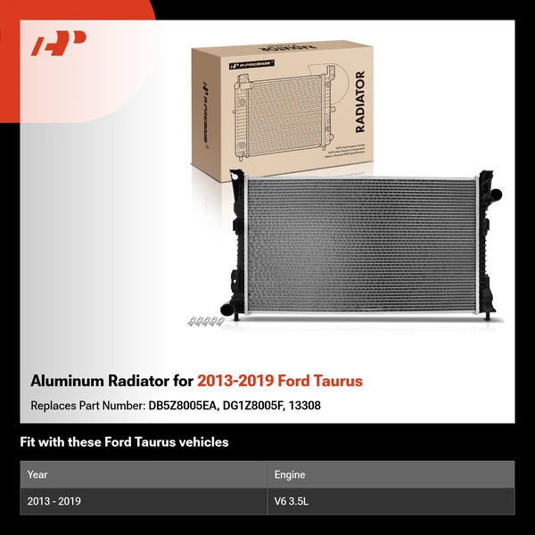 Aluminum Radiator for 2013-2019 Ford Taurus