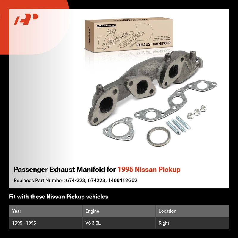 Passenger Exhaust Manifold for 1995 Nissan Pickup