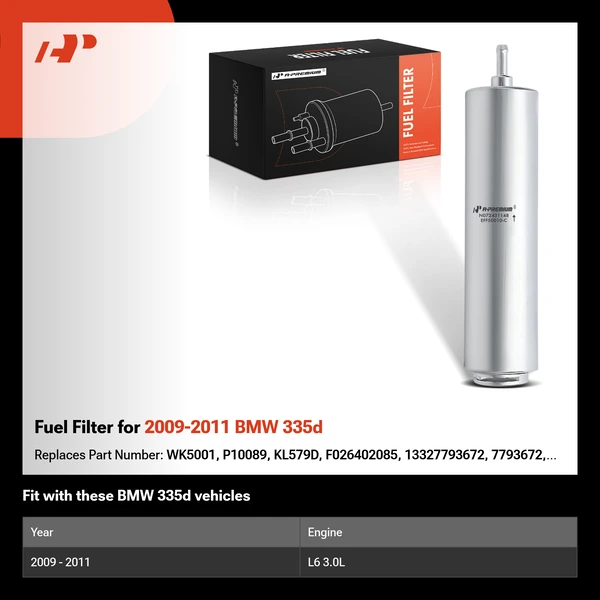 Fuel Filter for 2009-2011 BMW 335d