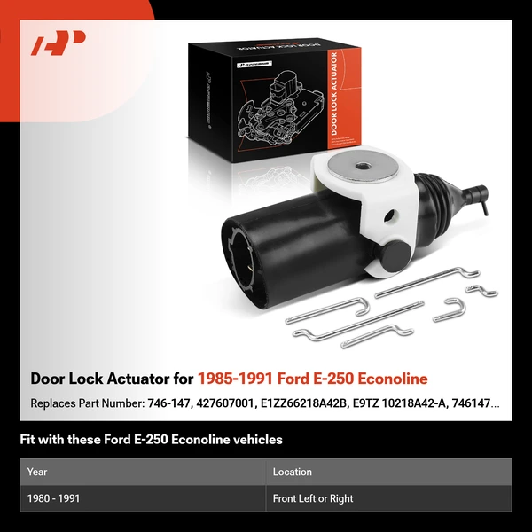 Door Lock Actuator for 1985-1991 Ford E-250 Econoline