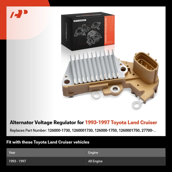 Alternator Voltage Regulator for 1993-1997 Toyota Land Cruiser