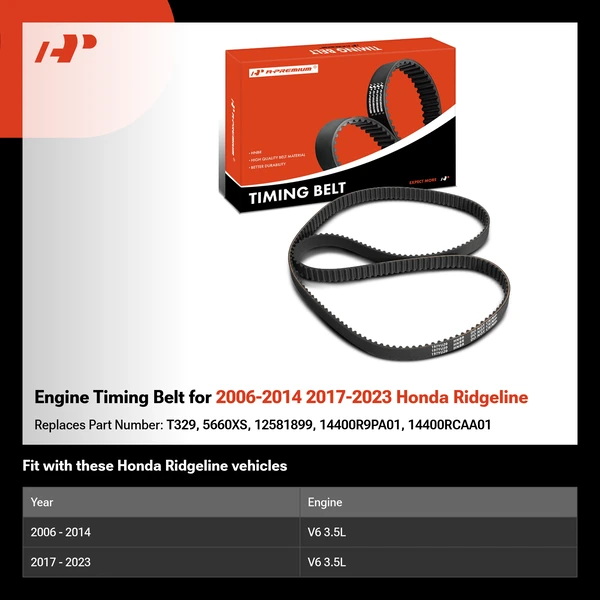 Engine Timing Belt for 2006-2014 2017-2023 Honda Ridgeline