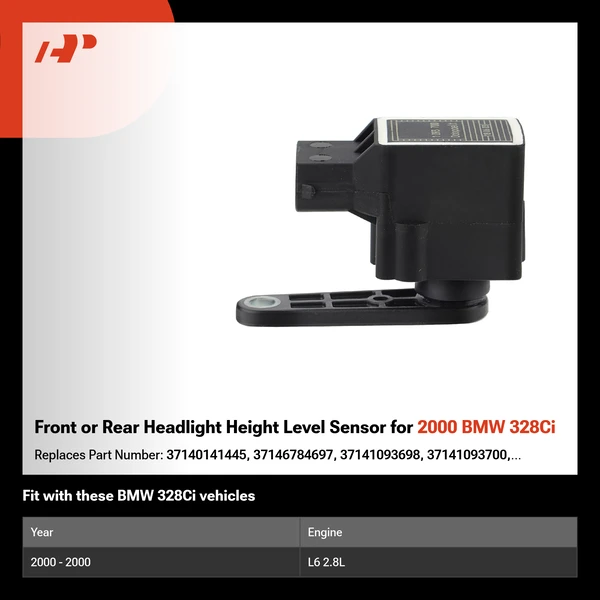Front or Rear Headlight Height Level Sensor for 2000 BMW 328Ci