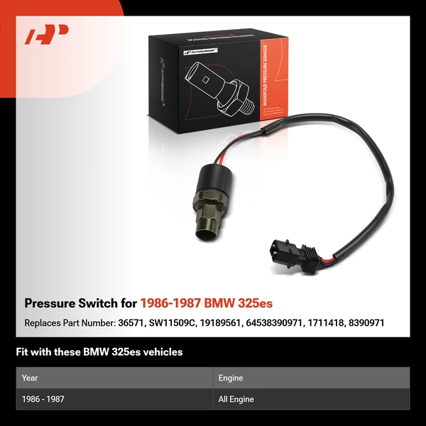 Pressure Switch for 1986-1987 BMW 325es
