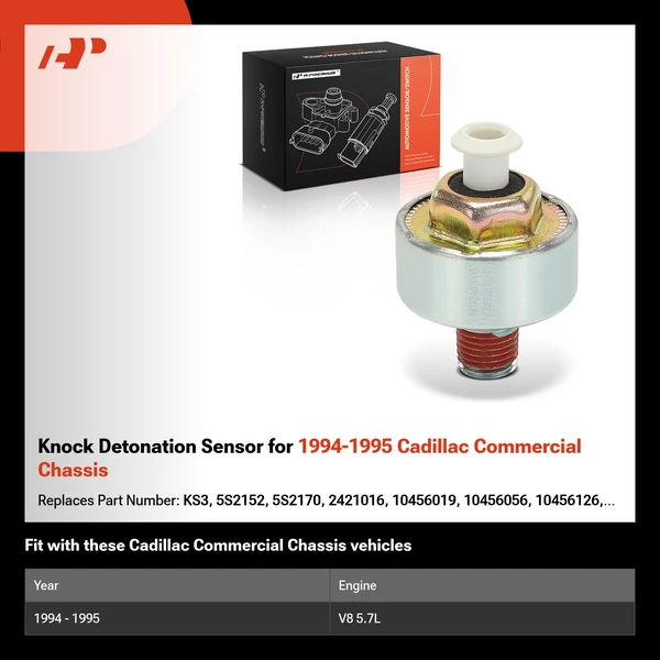 Knock Detonation Sensor for 1994-1995 Cadillac Commercial Chassis