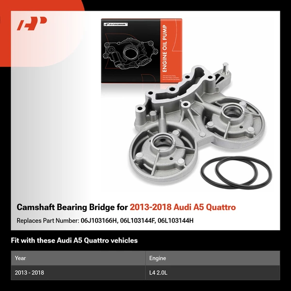 Camshaft Bearing Bridge for 2013-2018 Audi A5 Quattro