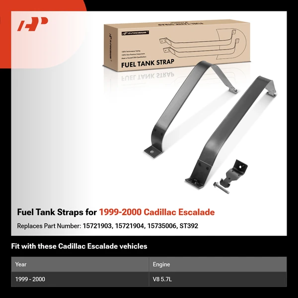 Fuel Tank Straps for 1999-2000 Cadillac Escalade