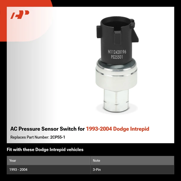 AC Pressure Sensor Switch for 1993-2004 Dodge Intrepid
