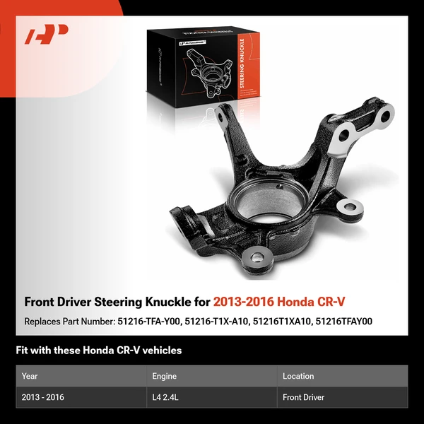 Front Driver Steering Knuckle for 2013-2016 Honda CR-V