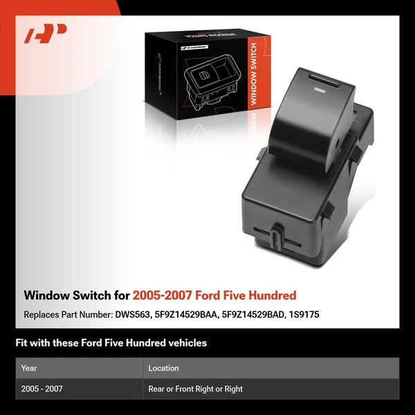Window Switch for 2005-2007 Ford Five Hundred