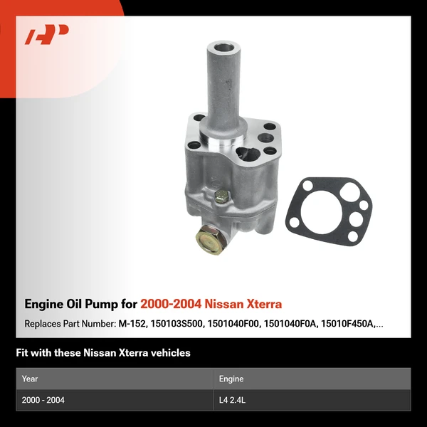 Engine Oil Pump for 2000-2004 Nissan Xterra