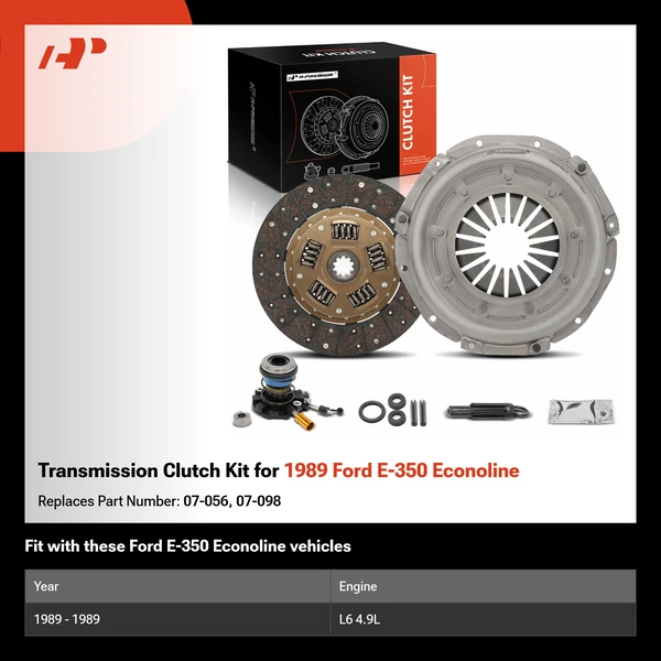 Transmission Clutch Kit for 1989 Ford E-350 Econoline
