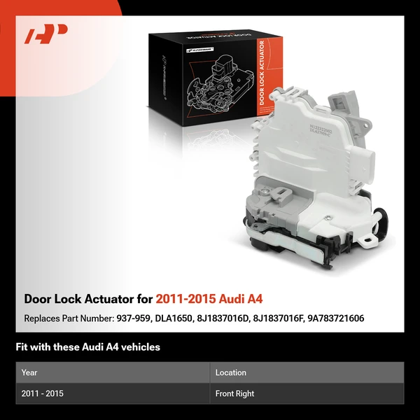 Door Lock Actuator for 2011-2015 Audi A4