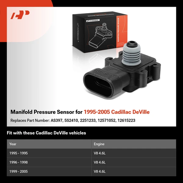 Manifold Pressure Sensor for 1995-2005 Cadillac DeVille