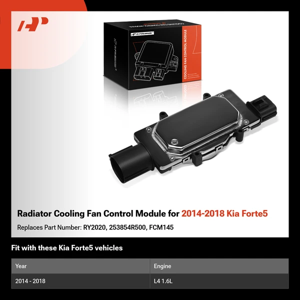 Radiator Cooling Fan Control Module for 2014-2018 Kia Forte5