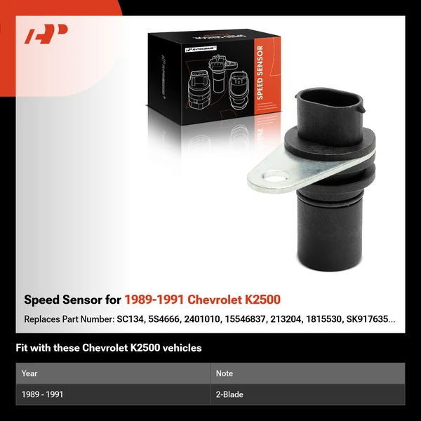 Speed Sensor for 1989-1991 Chevrolet K2500