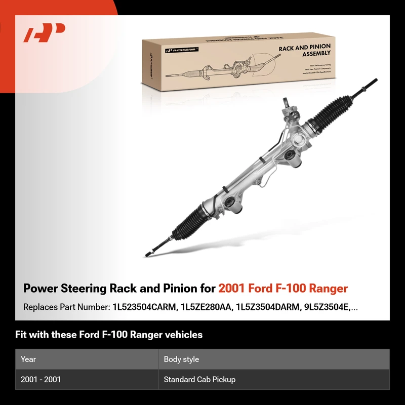Power Steering Rack and Pinion for 2001 Ford F-100 Ranger