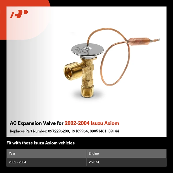 AC Expansion Valve for 2002-2004 Isuzu Axiom