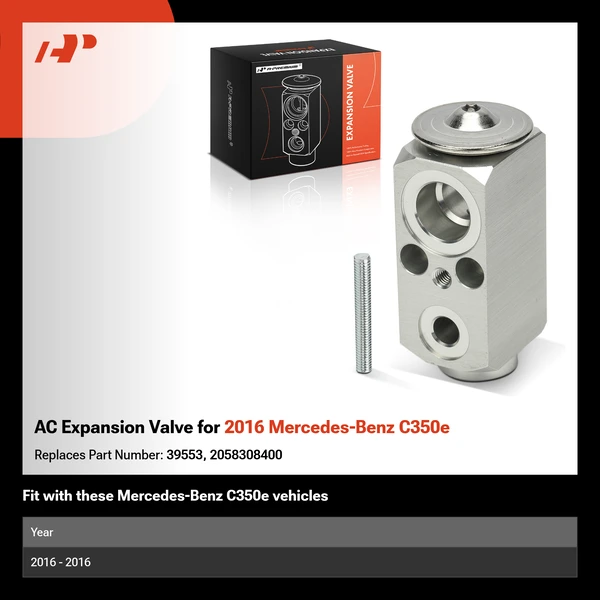 AC Expansion Valve for 2016 Mercedes-Benz C350e