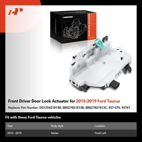Front Driver Door Lock Actuator for 2015-2019 Ford Taurus