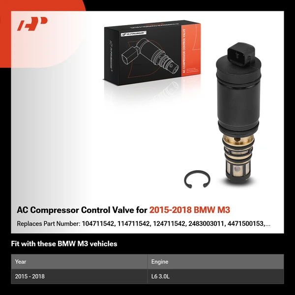 AC Compressor Control Valve for 2015-2018 BMW M3
