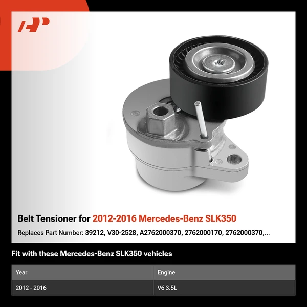 Belt Tensioner for 2012-2016 Mercedes-Benz SLK350