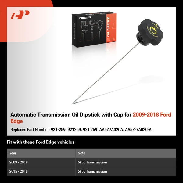Automatic Transmission Oil Dipstick with Cap for 2009-2018 Ford Edge