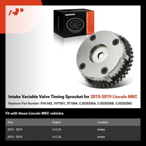 Intake Variable Valve Timing Sprocket for 2015-2019 Lincoln MKC