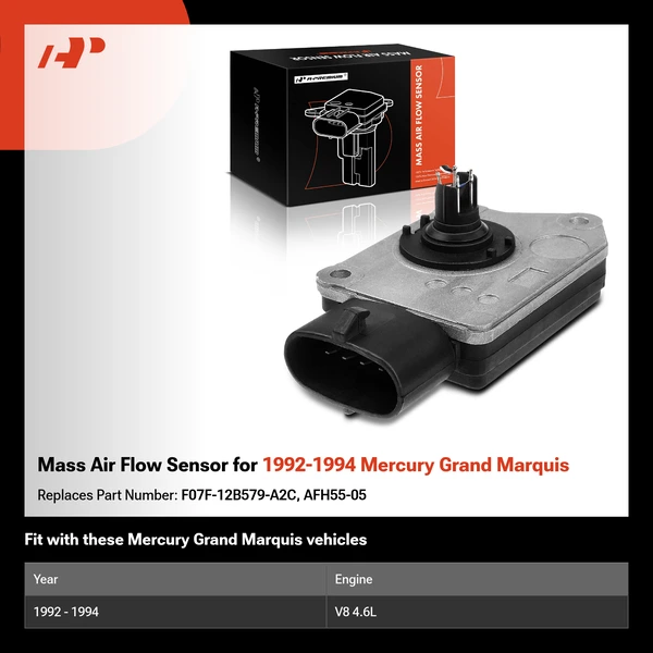 Mass Air Flow Sensor for 1992-1994 Mercury Grand Marquis