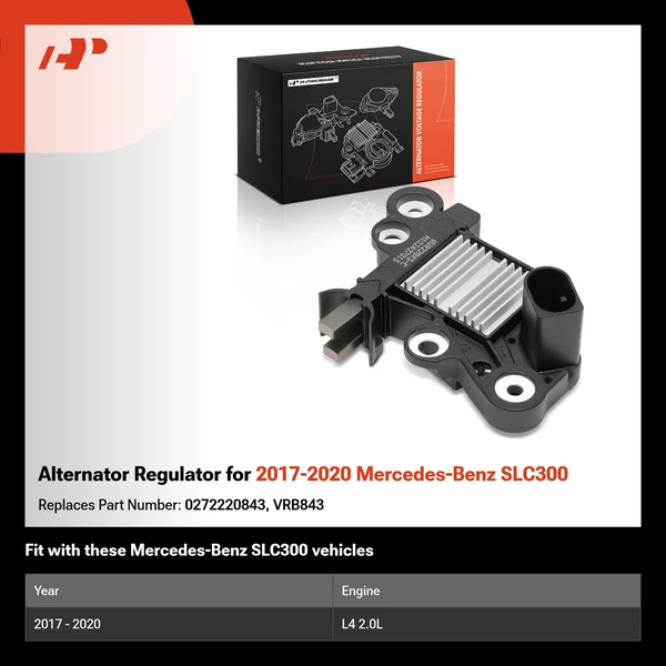 Alternator Regulator for 2017-2020 Mercedes-Benz SLC300