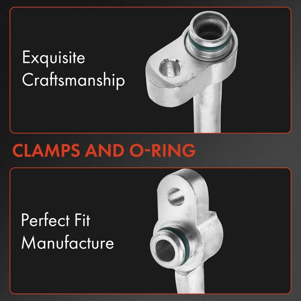 AC Refrigeran Suction & Discharge Line Hose Assembly for Honda Civic 2012-2015 L4 2.4L