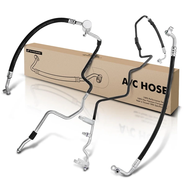AC Refrigerant Suction & Discharge & Liquid Line Hose Assembly for Volkswagen Golf Jetta