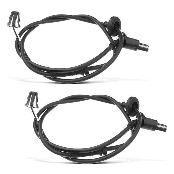 2 Pcs Rear ABS Wheel Speed Sensor for Volkswagen Cabrio Golf Jetta