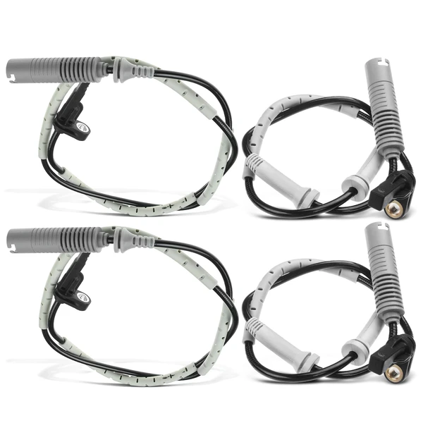 4 Pcs Front & Rear ABS Wheel Speed Sensor for 2009-2011 BMW 335d