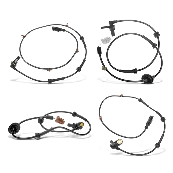 4 Pcs Front & Rear ABS Wheel Speed Sensor for Nissan Altima 2005-2006 3.5L 2.5L