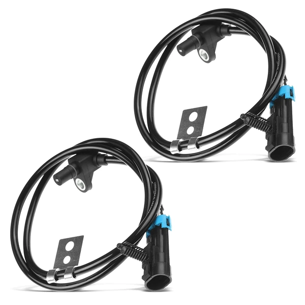 2 Pcs Front ABS Wheel Speed Sensor for 1998-2002 GMC Jimmy