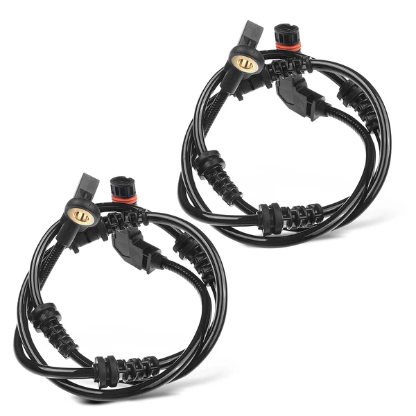 2 Pcs Front ABS Wheel Speed Sensor for Mercedes-Benz X164 GL320 G350 G450 ML350