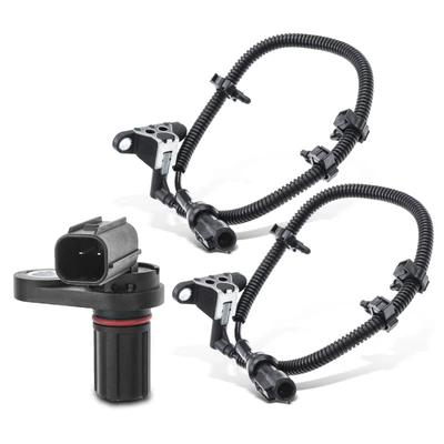 3 Pcs Rear & Rear Center ABS Wheel Speed Sensor