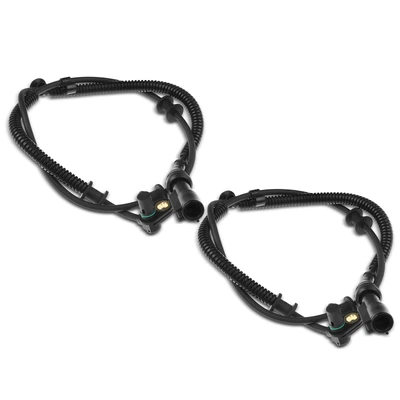 2 Pcs Front ABS Wheel Speed Sensor