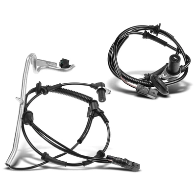 2 Pcs Rear ABS Wheel Speed Sensor