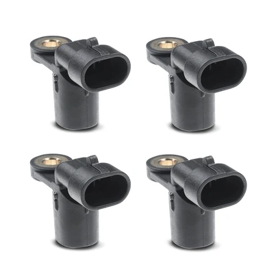 4 Pcs Front & Rear ABS Wheel Speed Sensor