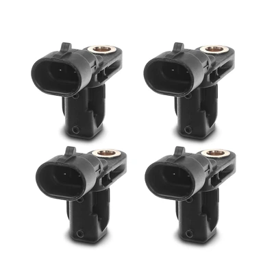 4 Pcs Front & Rear ABS Wheel Speed Sensor