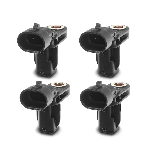 4 Pcs Front & Rear ABS Wheel Speed Sensor for 2003-2007 Jaguar XKR