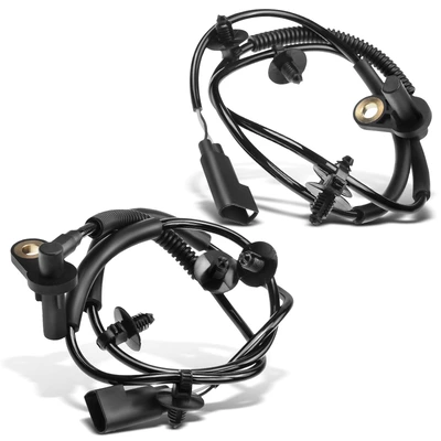 2 Pcs Rear ABS Wheel Speed Sensor