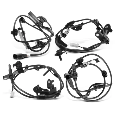 4 Pcs Front & Rear ABS Wheel Speed Sensor