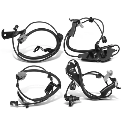 4 Pcs Front & Rear ABS Wheel Speed Sensor